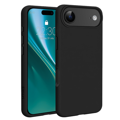 Husa Etteri Silicone Mag pentru iPhone 17 Air Negru