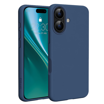 Husa Etteri Silicone Mag pentru iPhone 17 Albastru inchis