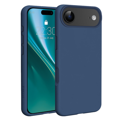 Husa Etteri Silicone Mag pentru iPhone 17 Air Albastru inchis