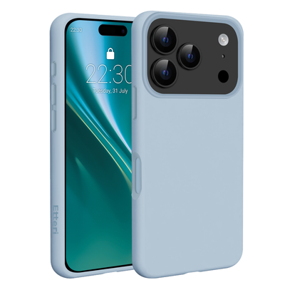 Husa Etteri Silicone Mag pentru iPhone 17 Pro Max / 18 Pro Max Albastru deschis