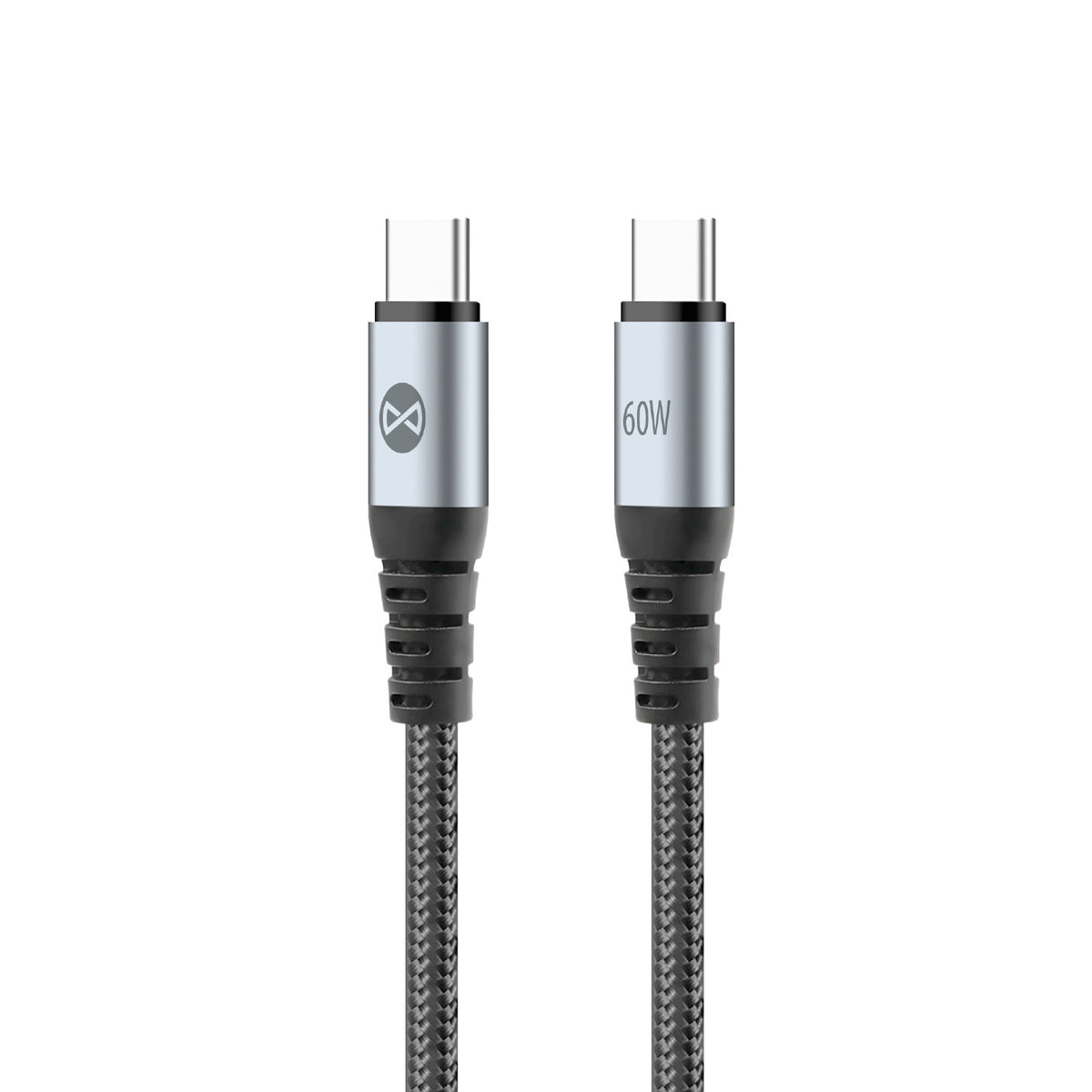 Cablu Forever Braix Usb-c - Usb-c 1,0 M 60W Negru