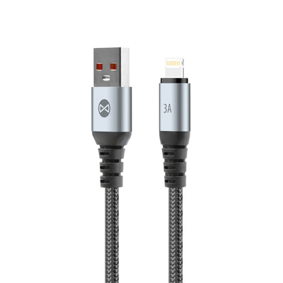Cablu Forever Braix USB - Lightning 1,0 M 3A Negru