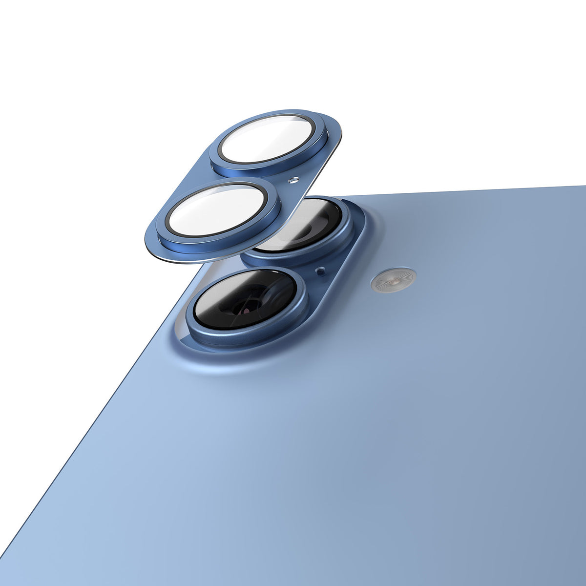 Folie Etteri Full Camera Lens Guard pentru iPhone 17 Albastru
