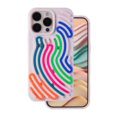 Husa DIY Snake pentru iPhone 15 Pro 6,1" Roz