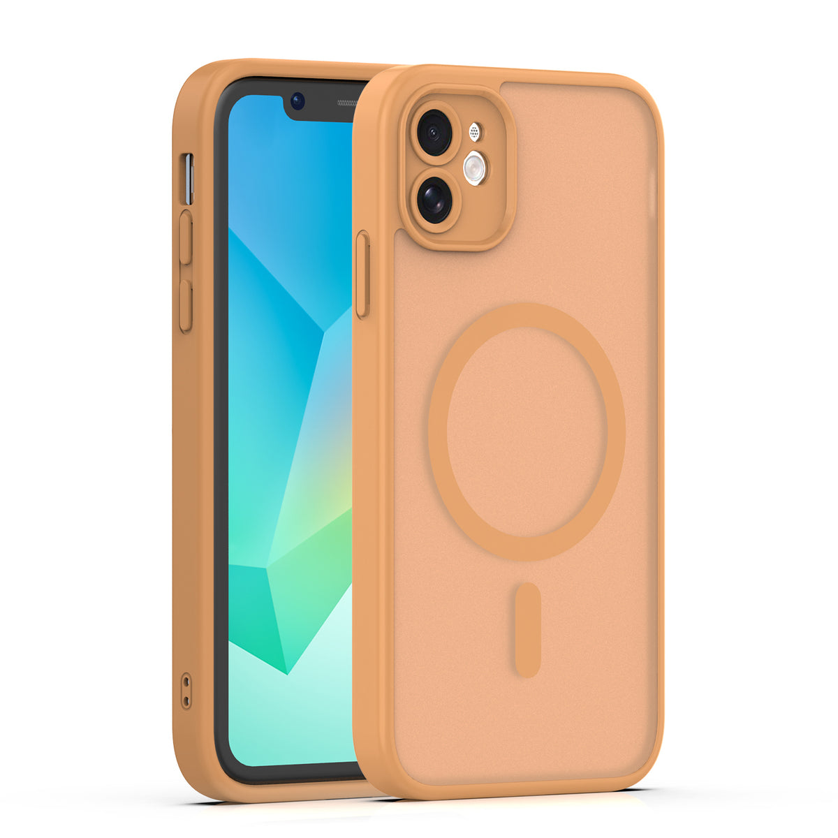 Husa Mag Matt pentru iPhone 11 Maro Camera Protection