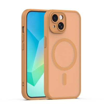 Husa Mag Matt pentru iPhone 14 6,1" Maro Camera Protection