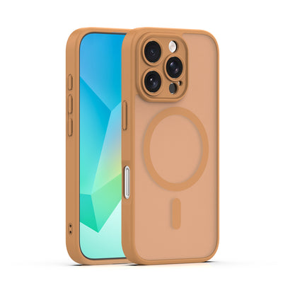 Husa Mag Matt pentru iPhone 16 Pro Max 6,9" Maro Camera Protection