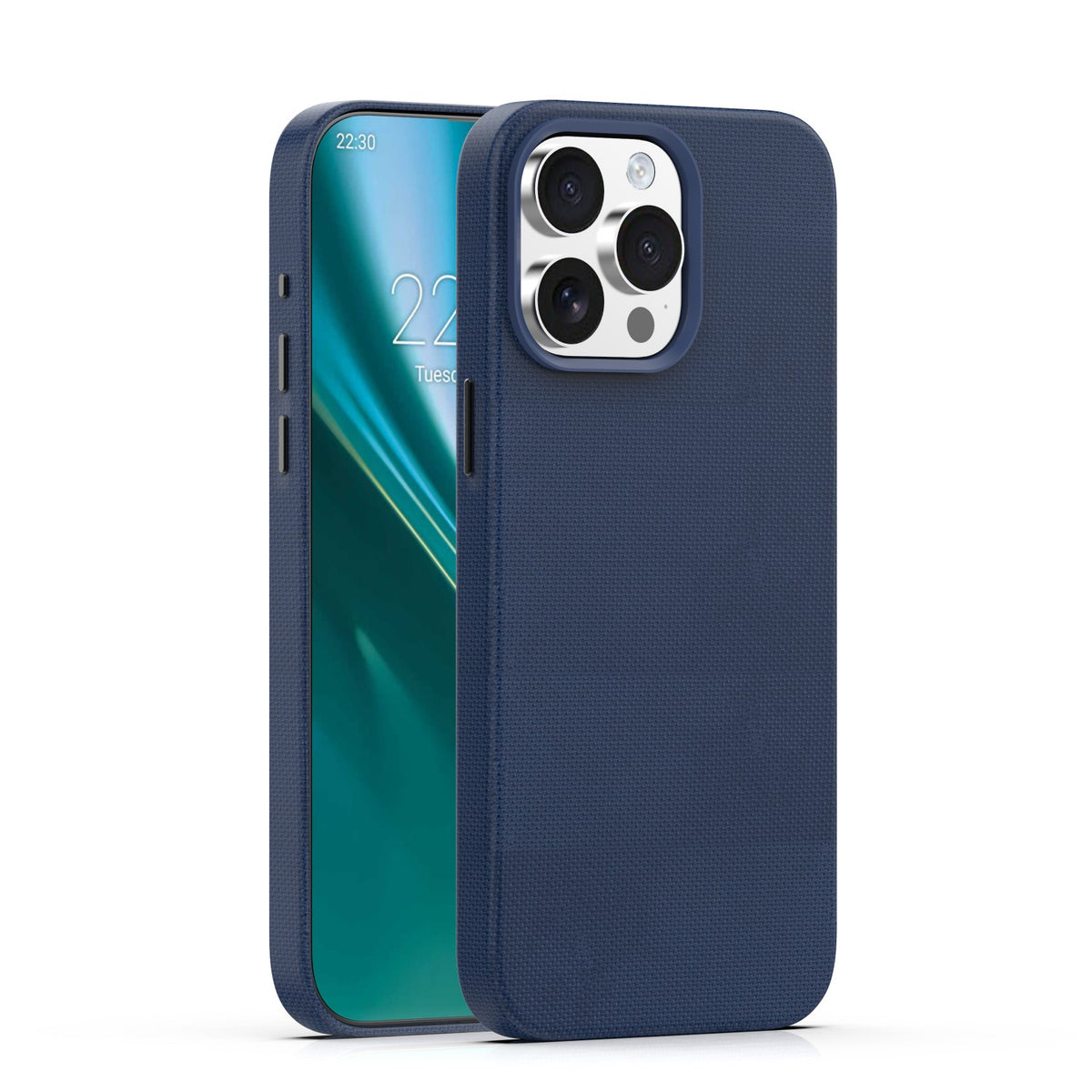Husa Etteri Elegant Mag pentru iPhone 15 Pro 6,1" Albastru inchis