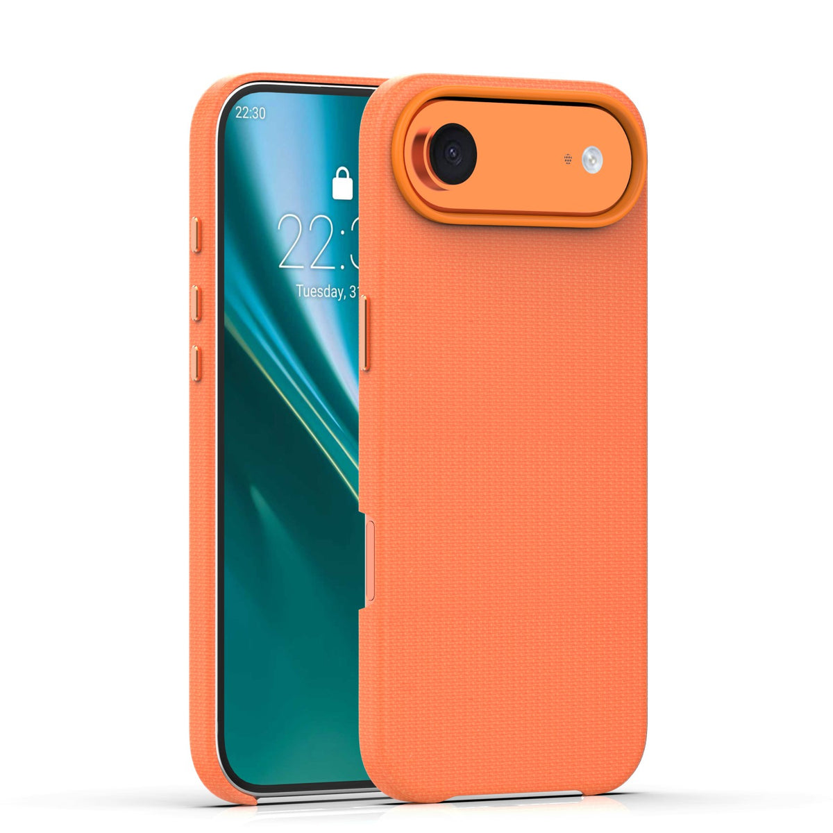 Husa Etteri Elegant Mag pentru iPhone 17 Air 6,6" Portocaliu