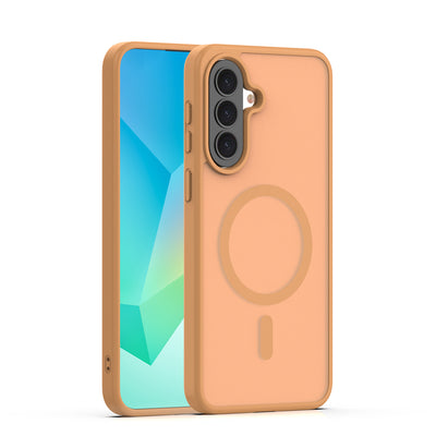 Husa Mag Matt pentru Samsung Galaxy A37 5G Maro Big Hole
