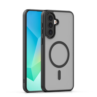 Husa Mag Matt pentru Samsung Galaxy A57 Negru Big Hole