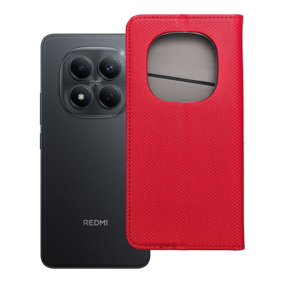 Husa Smart Book pentru Xiaomi Redmi Note 15 PRO 5G Rosu