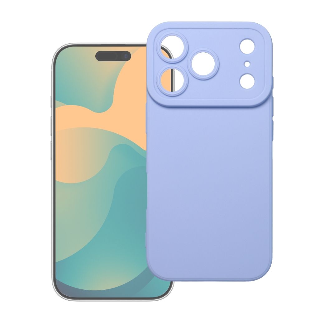 Husa Matt 2.0 pentru iPhone 18 Pro Max / 17 Pro Max Albastru deschis