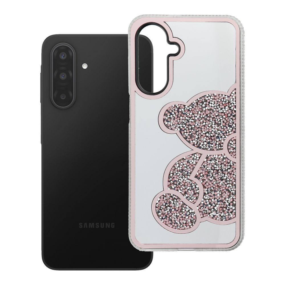 Husa Teddy Bear pentru Samsung A17 / A18 Roz