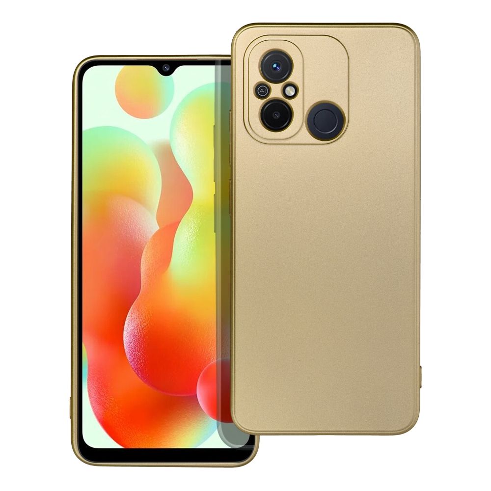 Husa Metallic pentru Xiaomi Redmi 12C Auriu