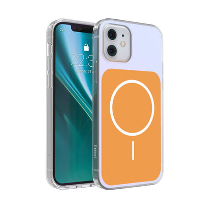 Husa Etteri Hidden Pearl pentru iPhone 12 / 12 Pro 6,1'' Portocaliu