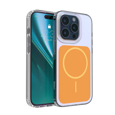 Husa Etteri Hidden Pearl pentru iPhone 15 Pro 6,1" Portocaliu