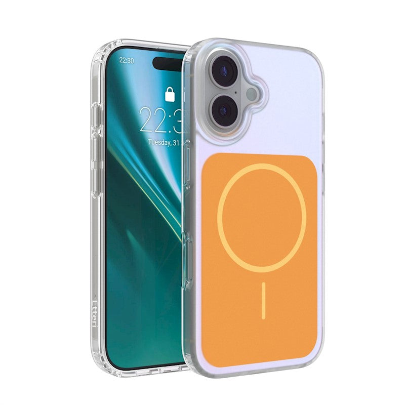 Husa Etteri Hidden Pearl pentru iPhone 17 6,3" Portocaliu