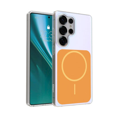 Husa Etteri Hidden Pearl pentru Samsung Galaxy S25 Ultra Portocaliu