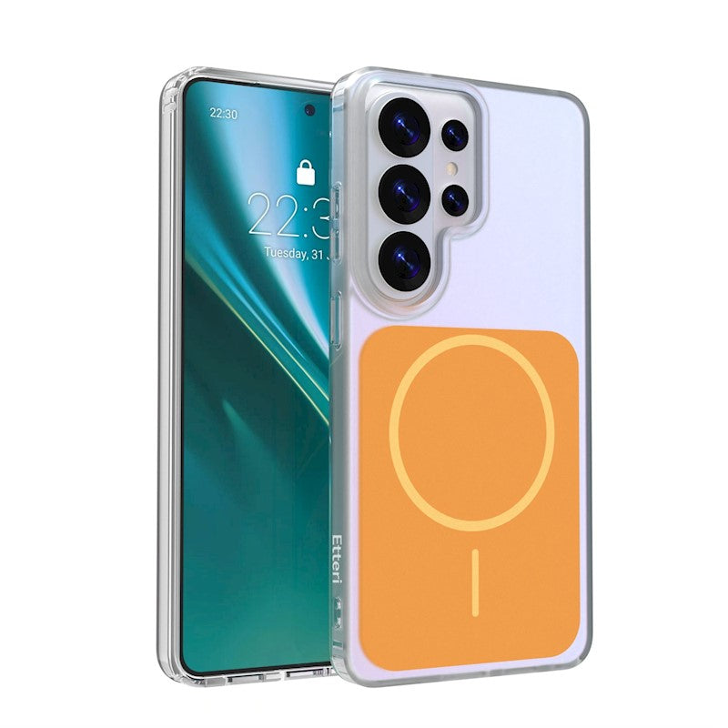 Husa Etteri Hidden Pearl pentru Samsung Galaxy S26 Ultra Portocaliu