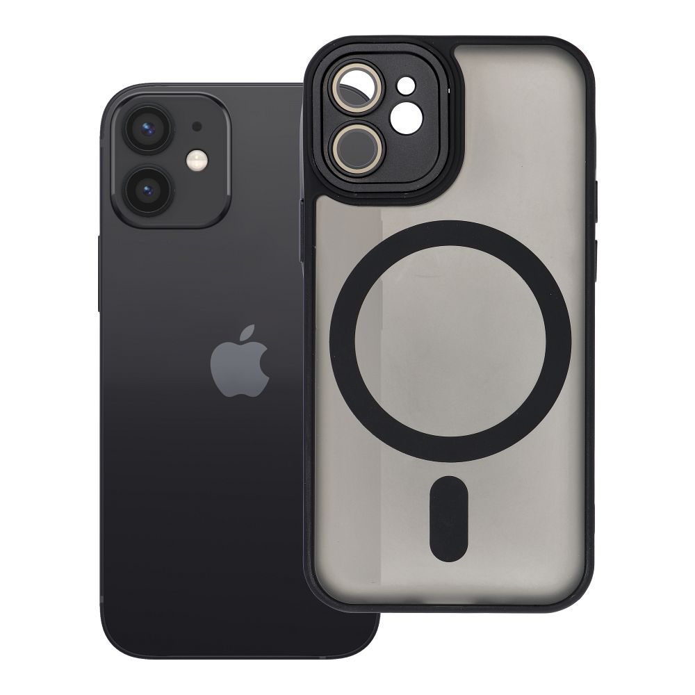 Husa Variete Mag pentru iPhone 12 Mini Compatible cu Magsafe Negru