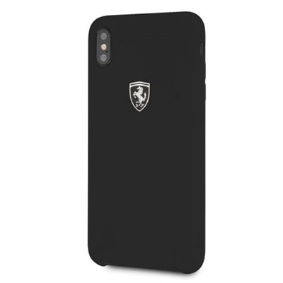 Husa Ferrari Hardcase Feosihci65bk iPhone Xs Max Negru/Negru Silicone Off Track