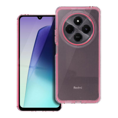 Husa Matrix Transparent pentru Xiaomi Redmi 17C 4G / 14C 4G / 14C 5G / Poco C75 4G Powder Roz