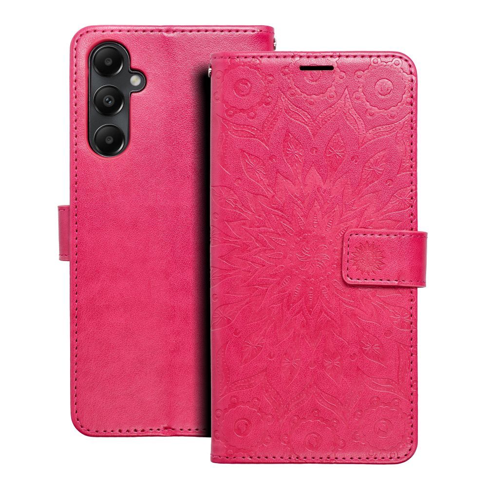Husa Mezzo Book Flip pentru Samsung A05s Mandala Magenta
