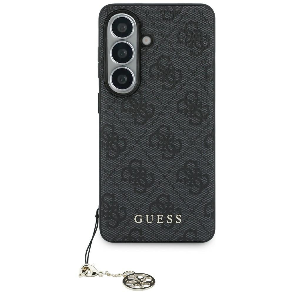 Husa Guess 4G Classic Logo Charm Magsafe pentru Samsung Galaxy S26 Negru