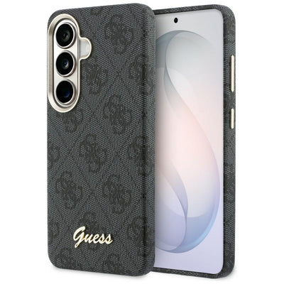 Husa Guess 4G Script Magsafe pentru Samsung Galaxy S26 Negru