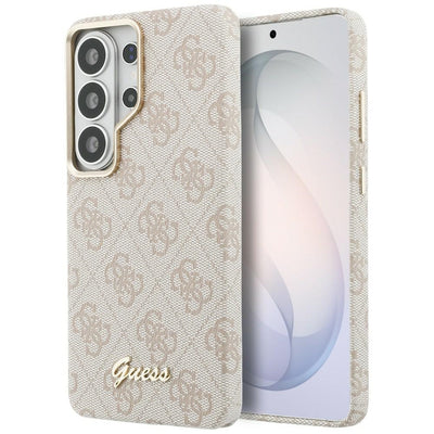 Husa Guess 4G Script Magsafe pentru Samsung Galaxy S26 Ultra Roz