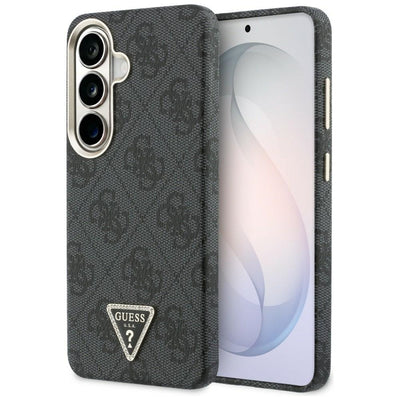 Husa Guess 4G Triangle Logo Magsafe pentru Samsung Galaxy S26 Negru