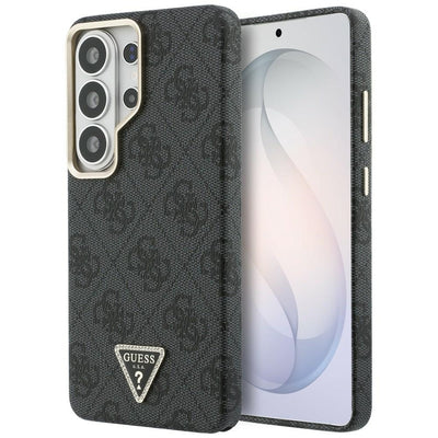 Husa Guess 4G Triangle Logo Magsafe pentru Samsung Galaxy S26 Ultra Negru
