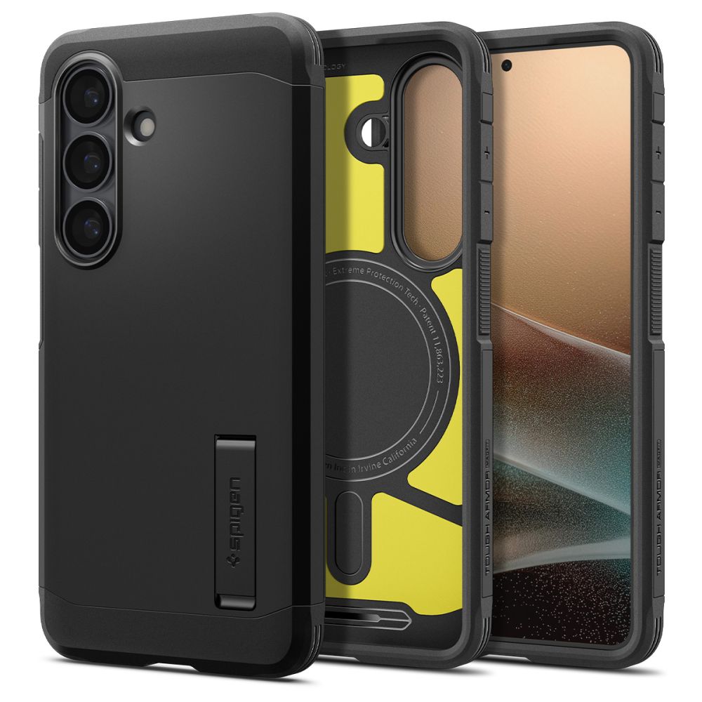 Husa Spigen Tough Armor Mag Magsafe pentru Samsung Galaxy S26 Negru