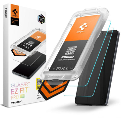 Folie Spigen sticla Glas.tr "Ez Fit Pro" HD 2-Pack pentru Samsung Galaxy S26+ Transparent