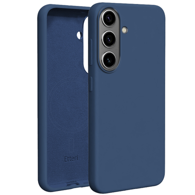Husa Etteri Silicone Mag pentru Samsung Galaxy S26 Albastru inchis