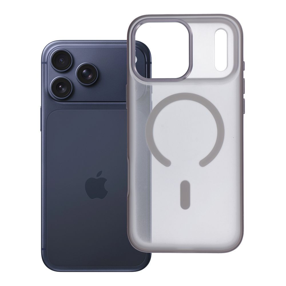 Husa Flexline Mag pentru iPhone 18 Pro Max / 17 Pro Max Compatible cu Magsafe Gri