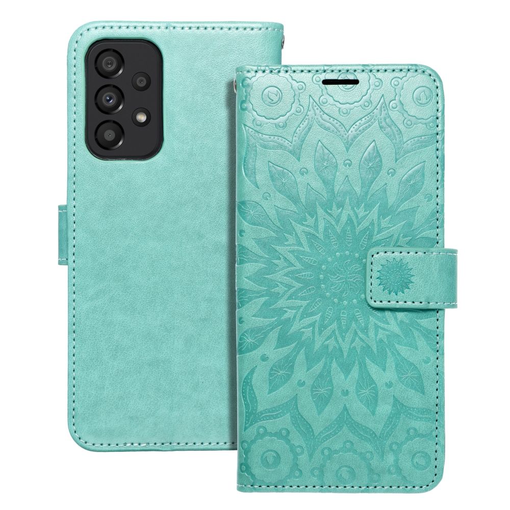 Husa Mezzo Book Flip pentru Samsung A33 5G Mandala Verde