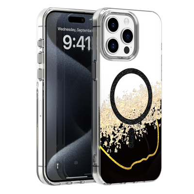 Husa Epoxy Mag pentru iPhone 14 Pro 6,1" Negru