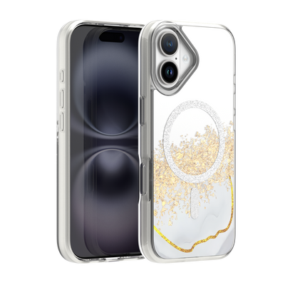 Husa Epoxy Mag pentru iPhone 17 6,3'' Alb