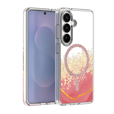 Husa Epoxy Mag pentru Samsung Galaxy S24 / S25 Roz