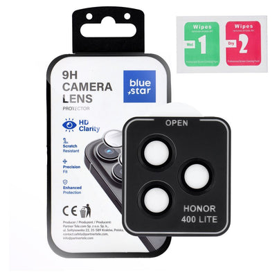 Folie Albastru Star sticla camera pentru Honor 400 Lite Easy Install Negru