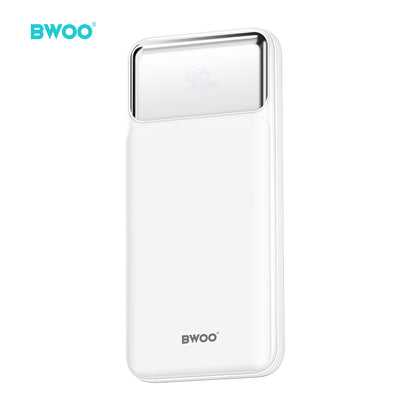 Acumulator extern BWOO Ultra Thin 22,5W 10000 Mah, Alb