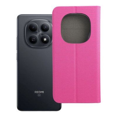Husa Sensitive Book Flip pentru Xiaomi Redmi Note 15 PRO Plus 5G Roz
