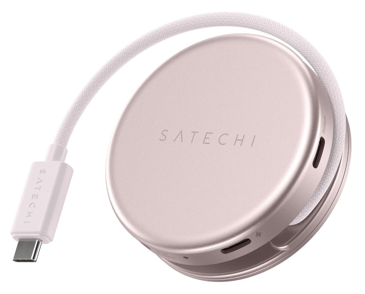 Adaptor Satechi HUB 5in1 USB C Onthego Stpotg5p Blush