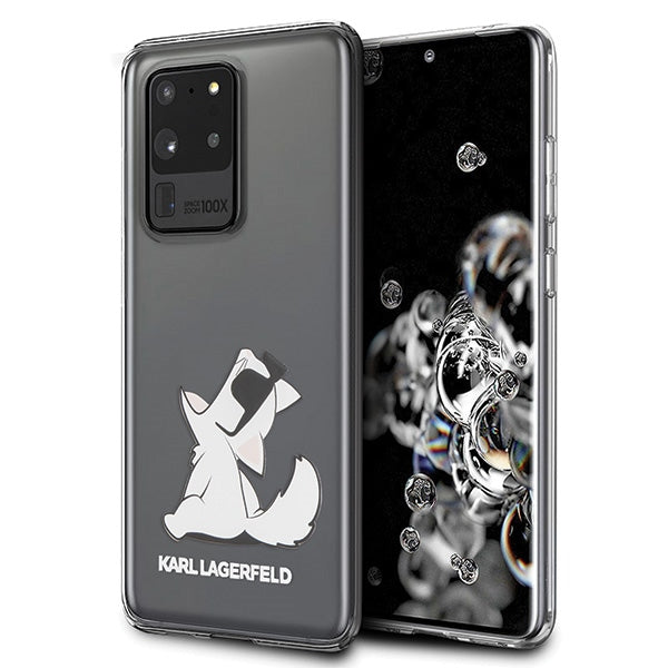 Husa Karl Lagerfeld S20 Ultra G988 Transparent Choupette Fun