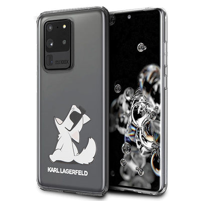 Husa Karl Lagerfeld S20 Ultra G988 Transparent Choupette Fun