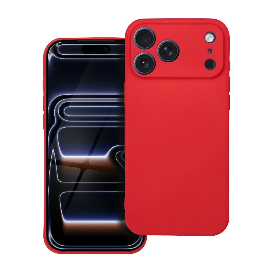 Husa Soft pentru iPhone 17 Pro Max / 18 Pro Max (Low Camera Edge) Rosu