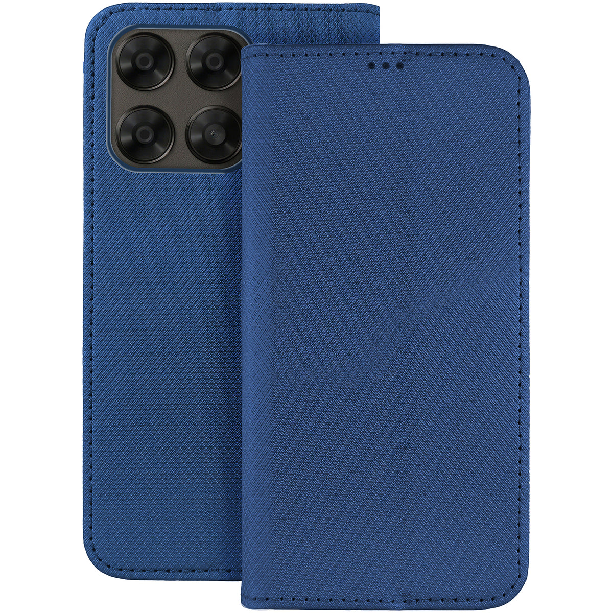 Husa Smart Magnet pentru Motorola Moto G67 5G / G77 5G Bleumarin