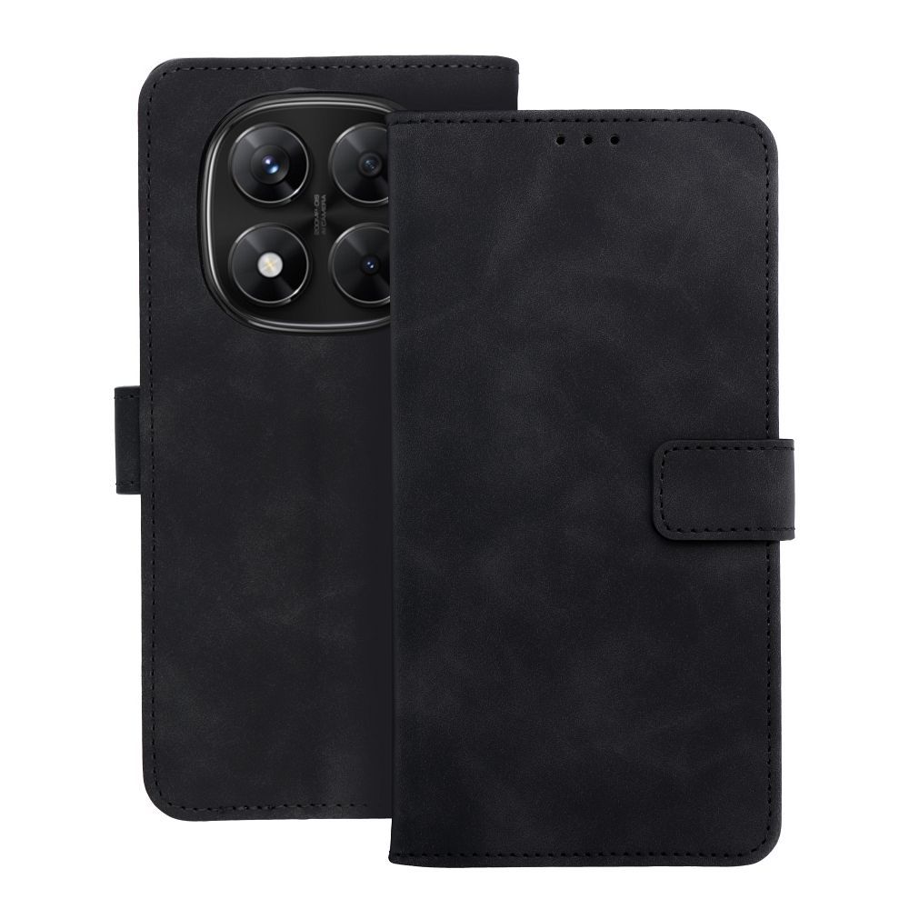 Husa Tender Book Flip pentru Xiaomi Redmi Note 14 PRO 4G Negru